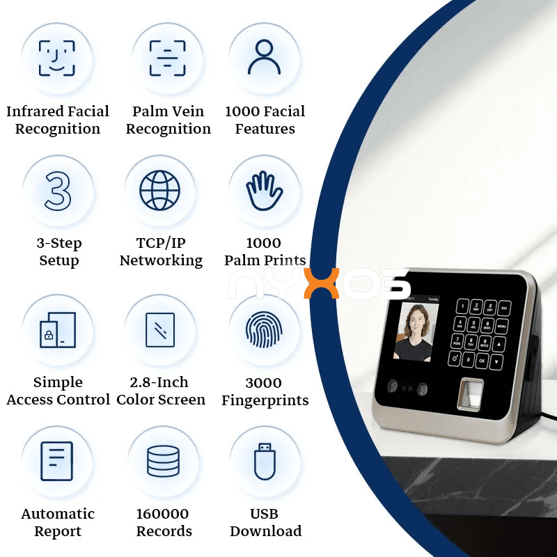 NX05 Pro Multi-Biometric Time Attendance Terminal - Thumbnail 5